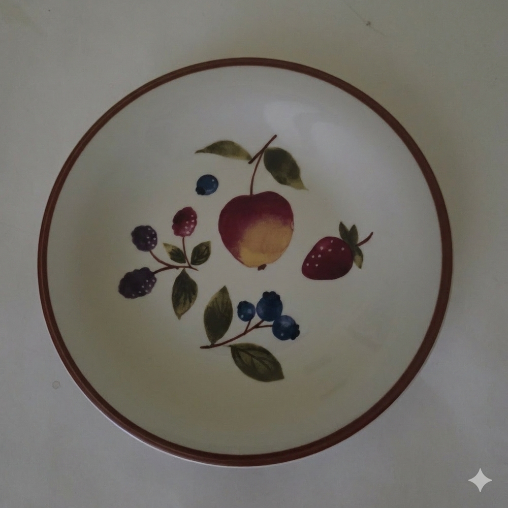 Longaberger Berry Medley 8 In Plate Set Of 4